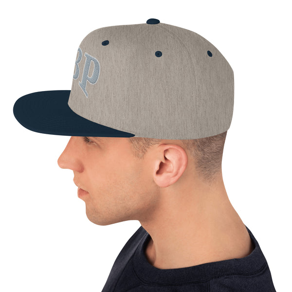 C3P Logo Snapback Hat Grey - C3P Golf